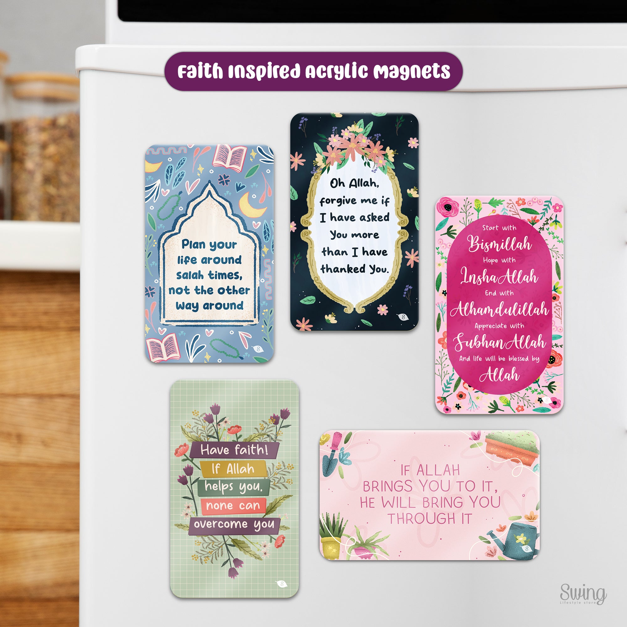 SWING SUROOR - Faith Inspired Acrylic Magnet