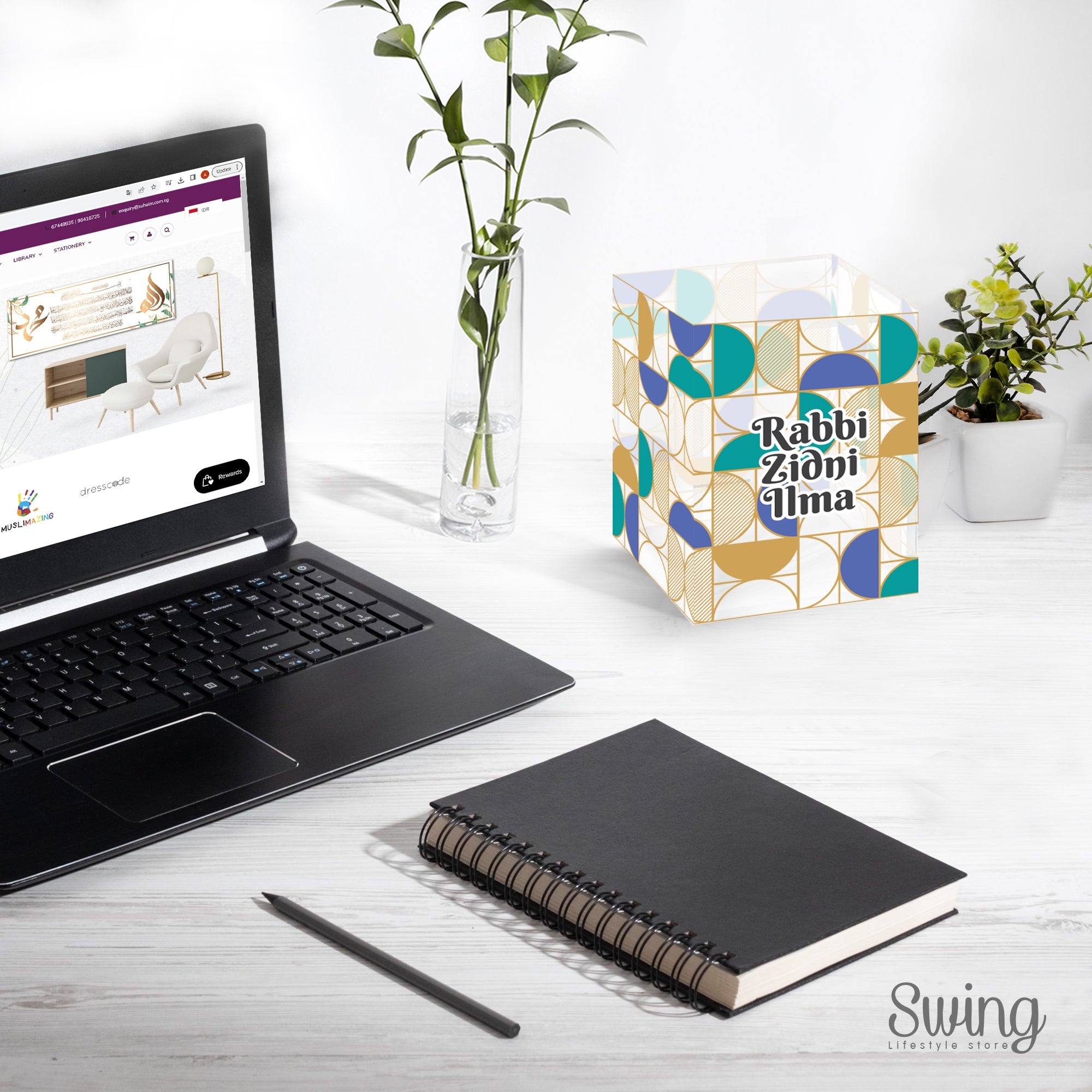 SWING SUROOR - Acrylic Pen Holder (4 designs) - Brilliant Archs