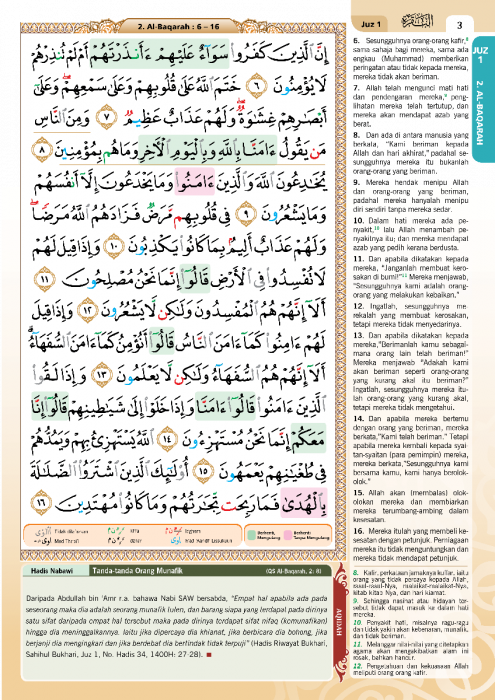 AL-QURAN MULTAZAM (Waqaf Ibtida')-KARYA BESTARI