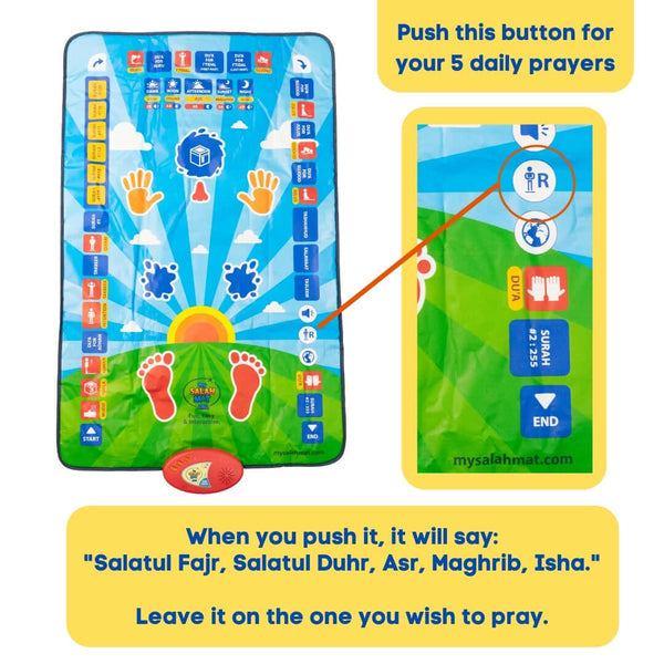 MY SALAH MAT - Kids Interactive Prayer Mat
