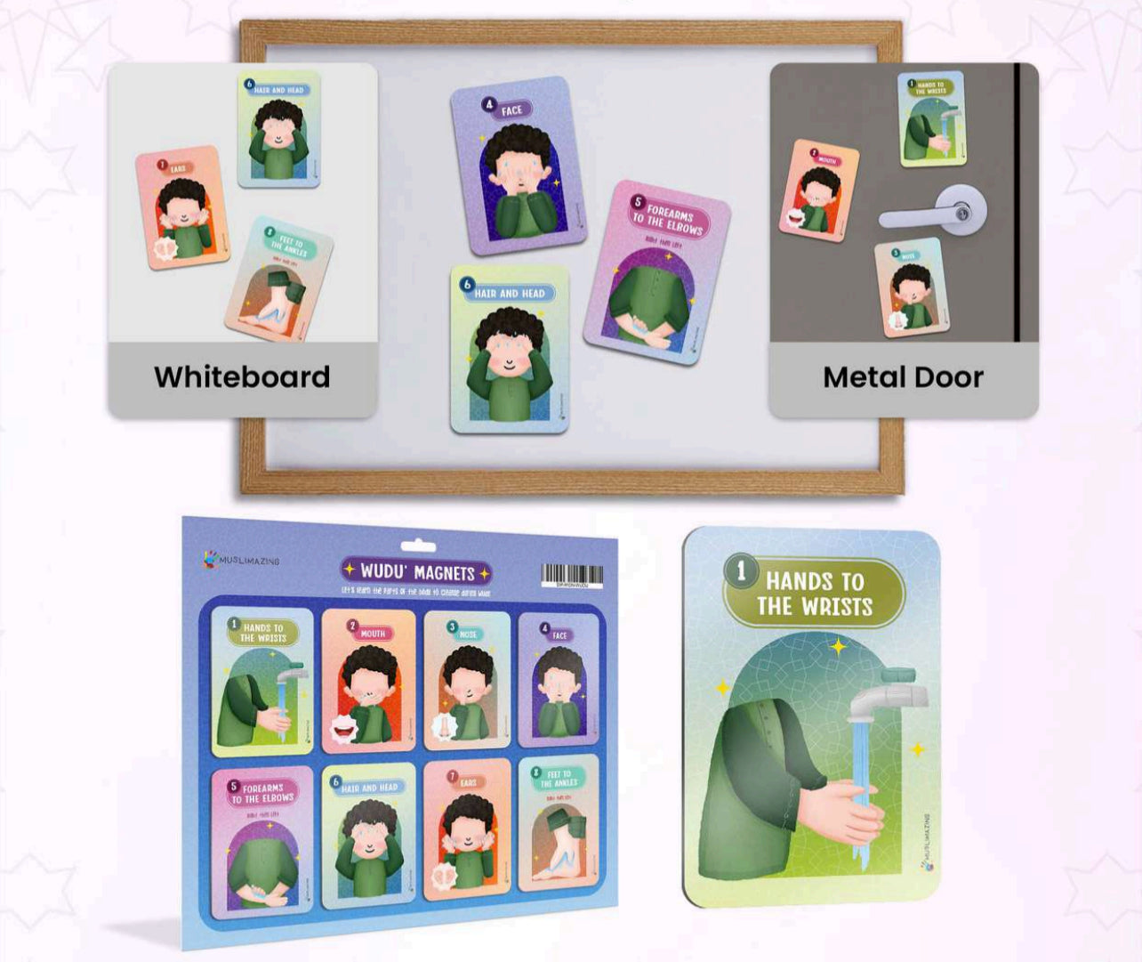 MUSLIMAZING - Wudu' Magnets