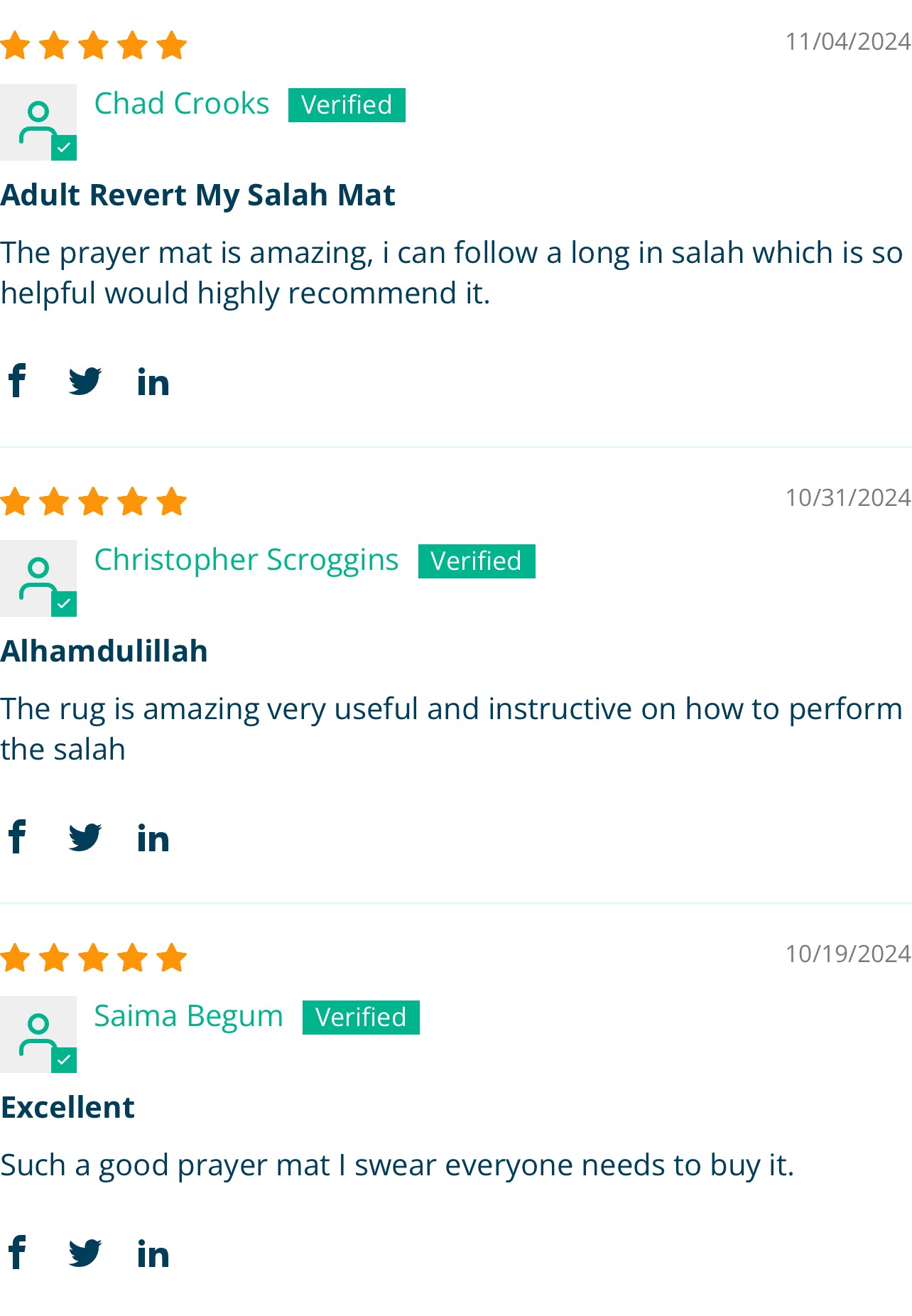 MY SALAH MAT - Adult/ Revert Interactive Prayer Mat