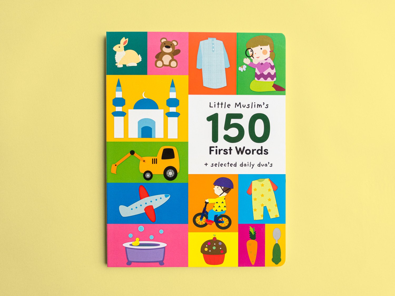 OLIEK BOOKS - First Words - Little Muslim's First 150 Words + Daily dua's