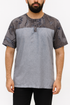 TMW FESA Madinah Cttn Batik Kurta 474 - Top Grey (SS)