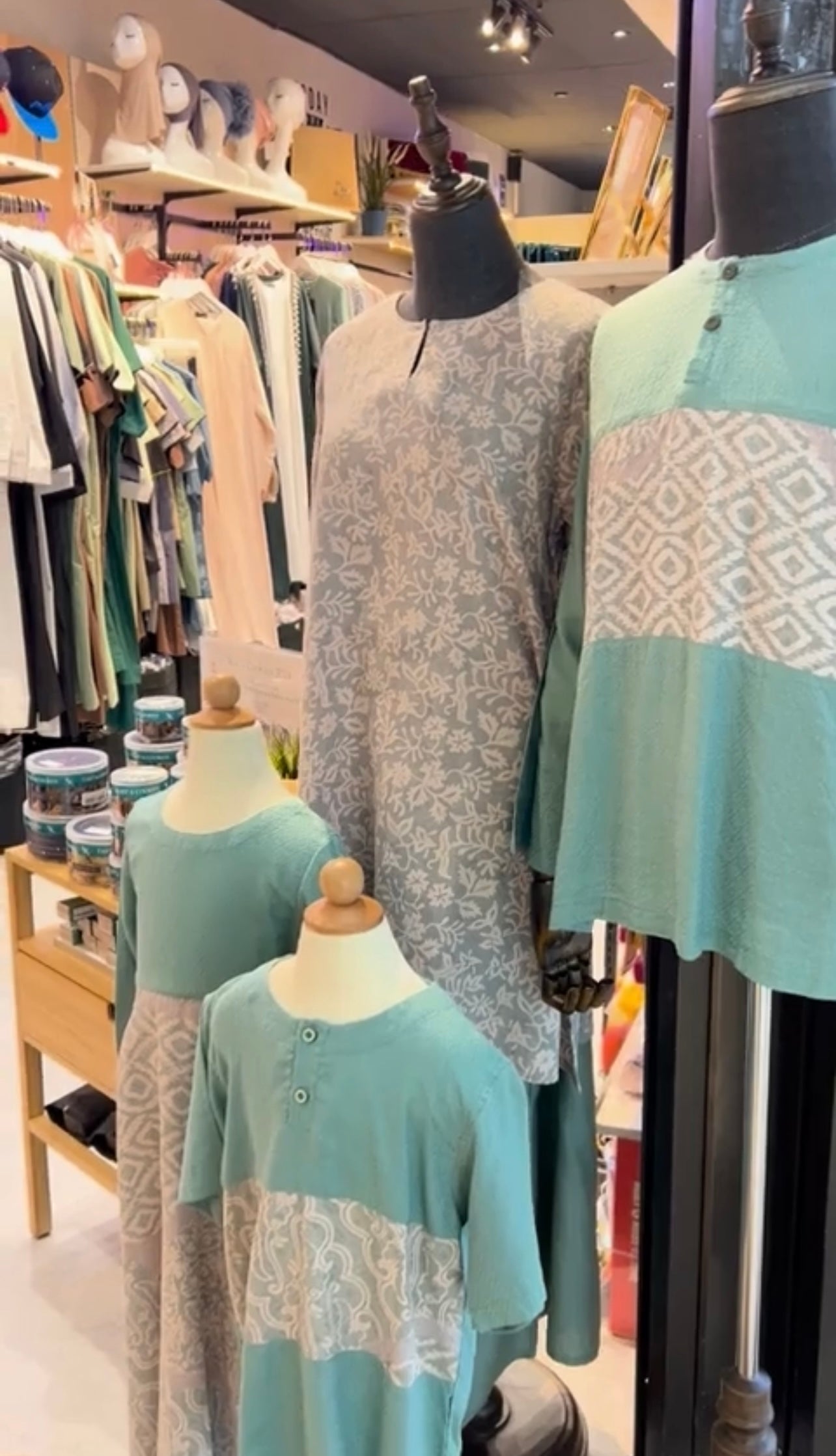 TMW Batik Kurung Ladies Classic - Forest Sage