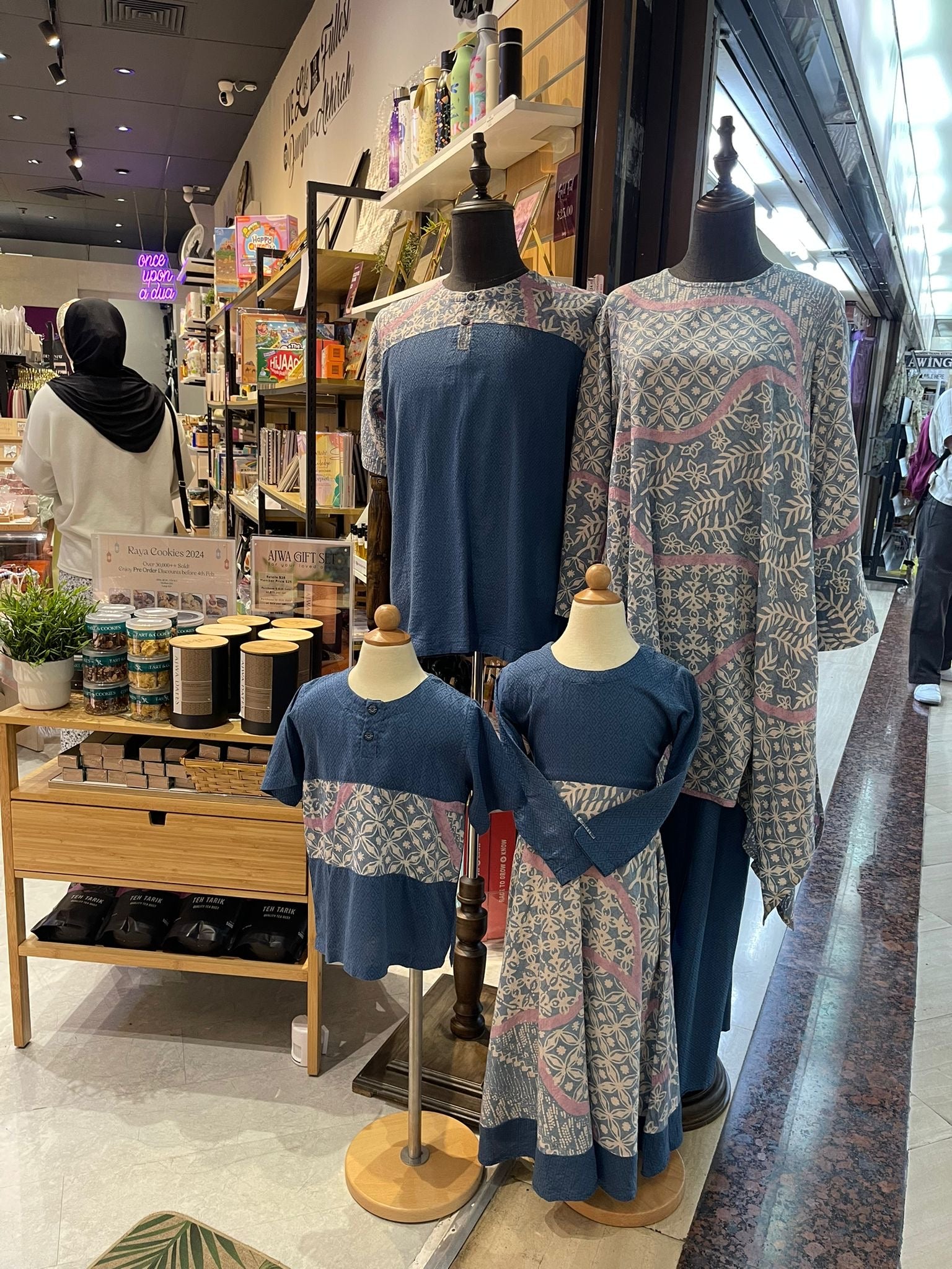 TMW Batik Kurung Ladies Modern - Midnight Blue