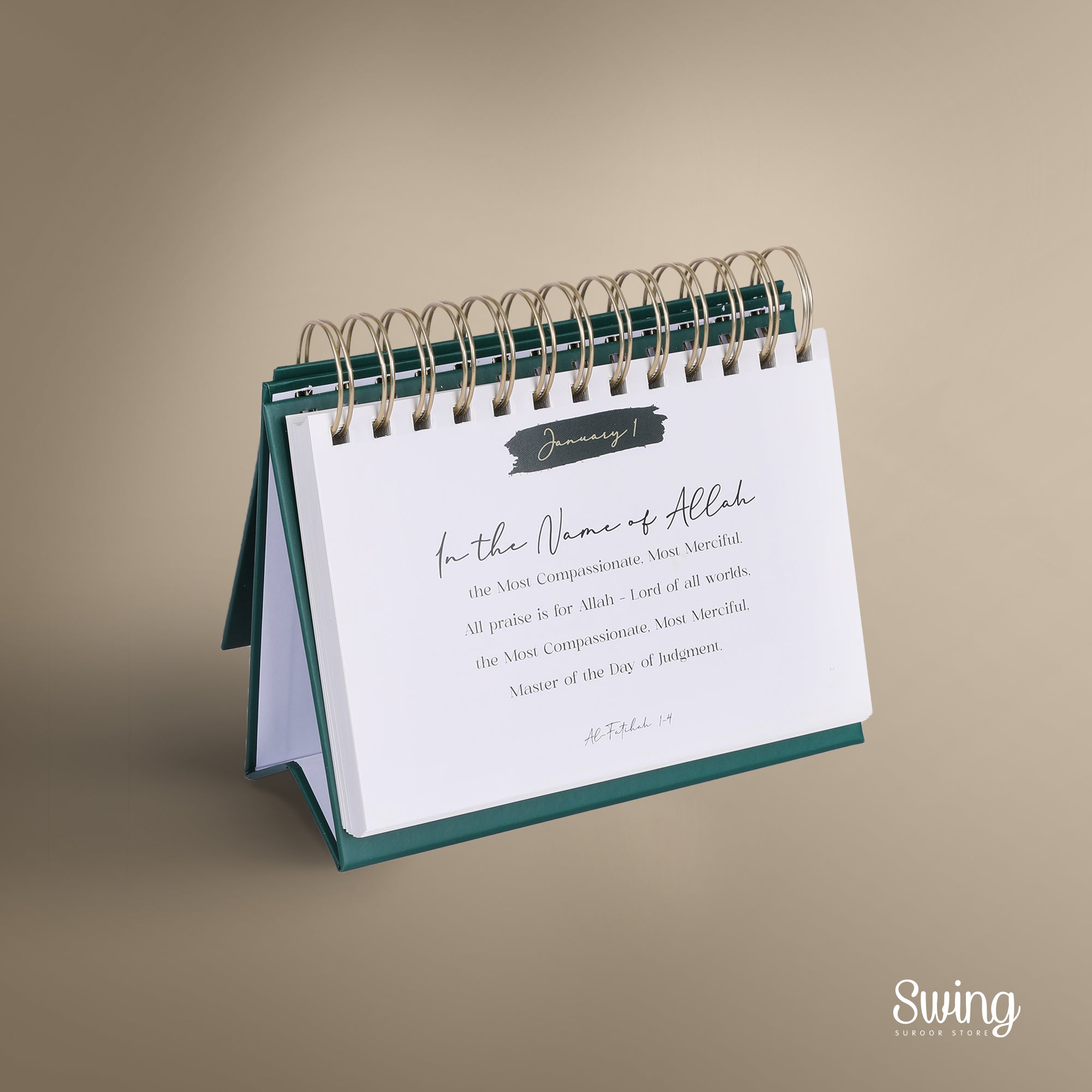 SWING SUROOR - 365 Inspirational Verses : Quran Desk Calendar