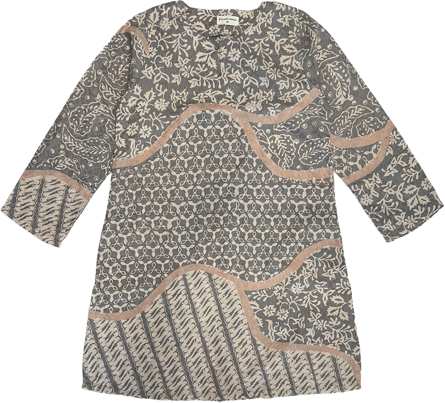 TMW Batik Kurung Ladies Classic - Rose Taupe