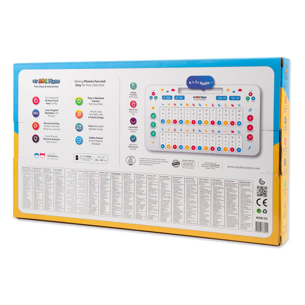 MY SALAH MAT - My ABC Piano | Interactive Smart Phonics Learning Pad | Toy