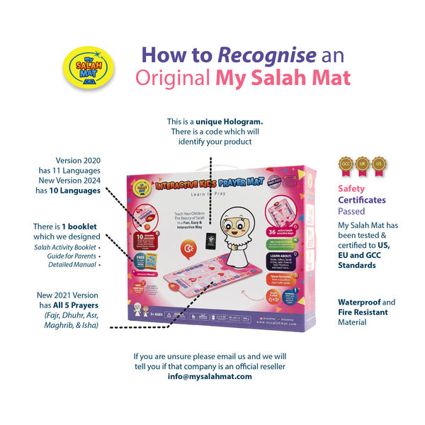 MY SALAH MAT - Kids Interactive Prayer Mat