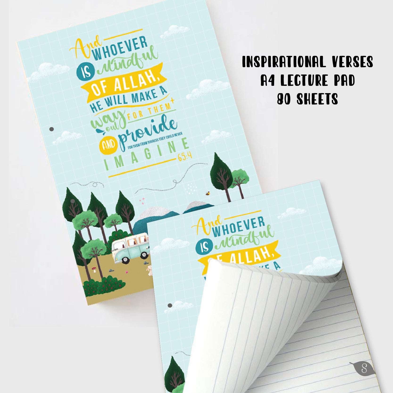 SWING SUROOR - Faith Inspired Lecture Pad (5 Designs)