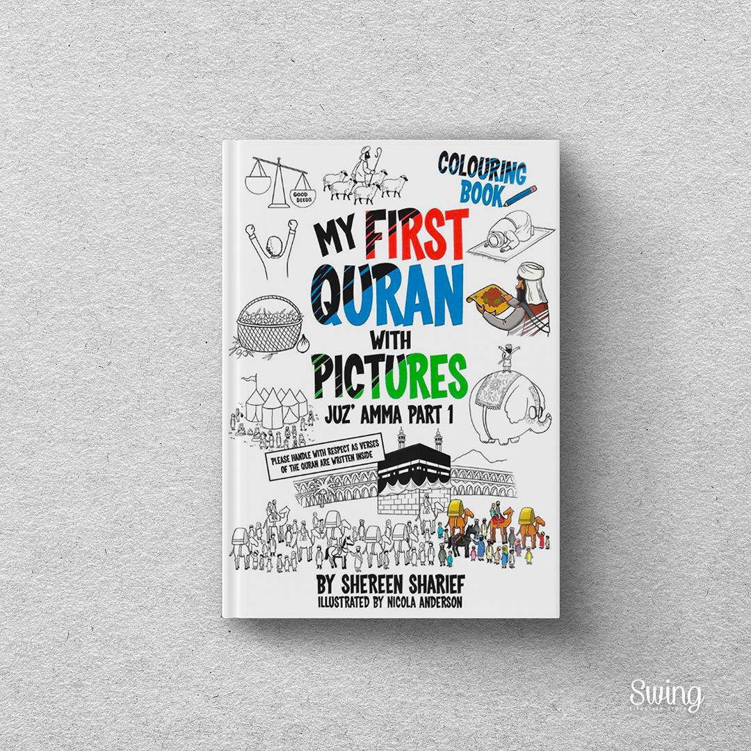 ANWAR ABDULHAQQ - (Colouring Book) My First Quran with Pictures - Juz' Amma Part 1