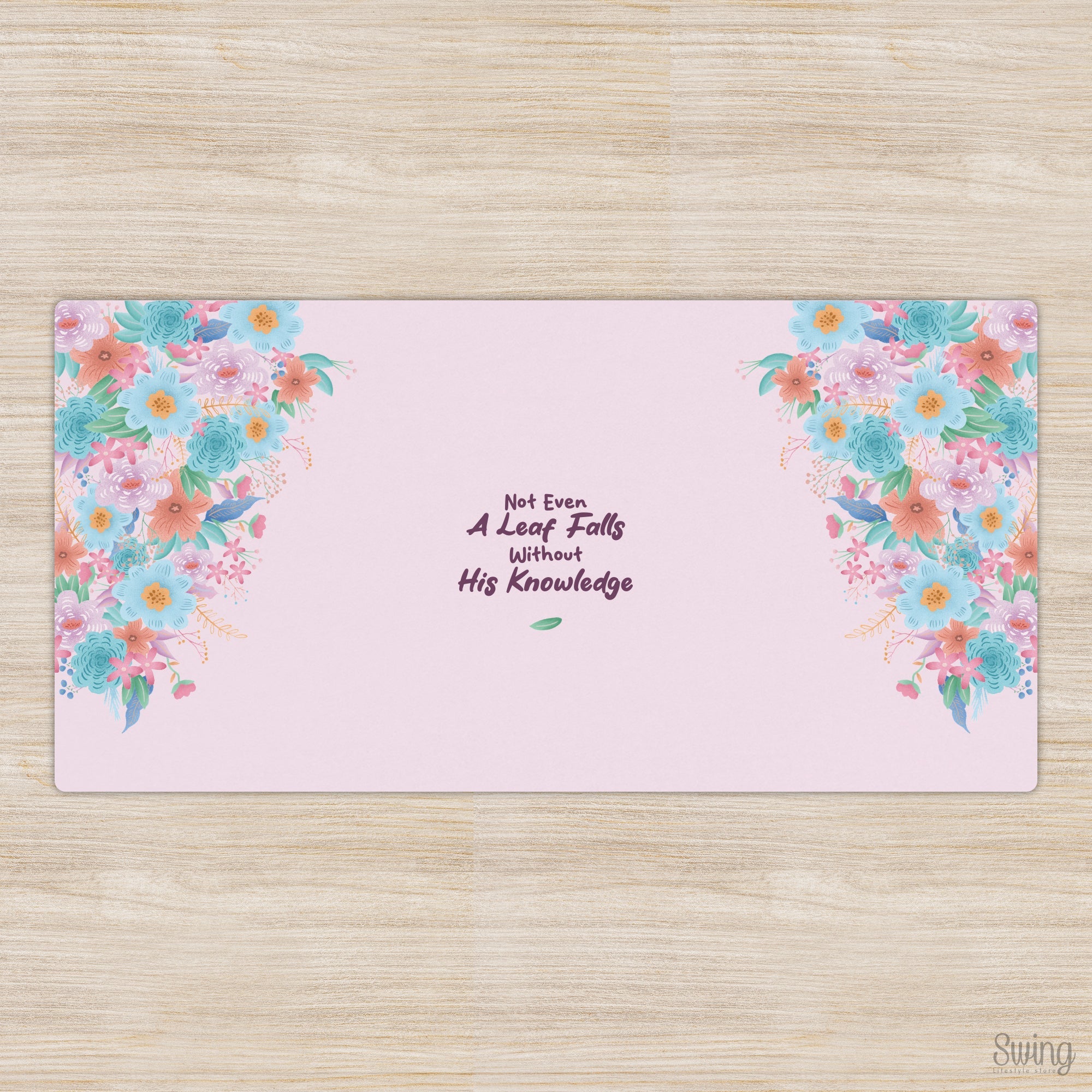 SWING SUROOR - Faith Inspired Desk Mat - Knowledge