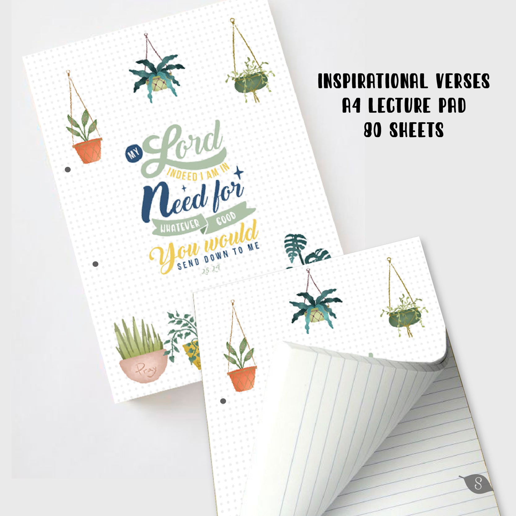 SWING SUROOR - Faith Inspired Lecture Pad (5 Designs)