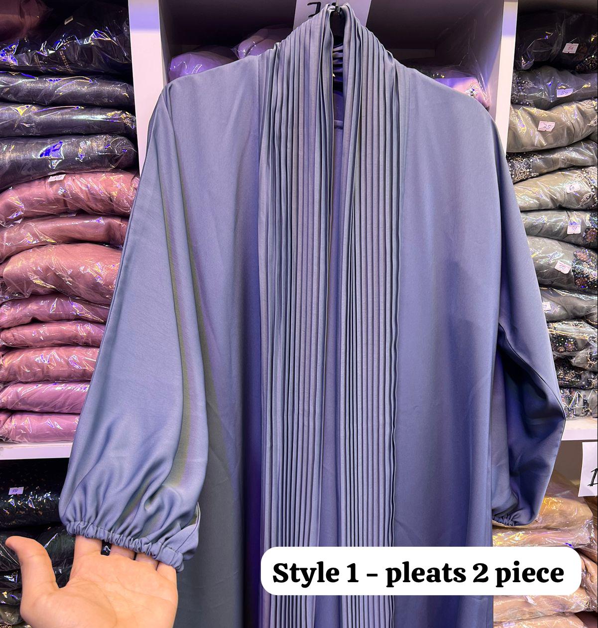 TMW Abaya - Pleats (2 Piece) (DC)