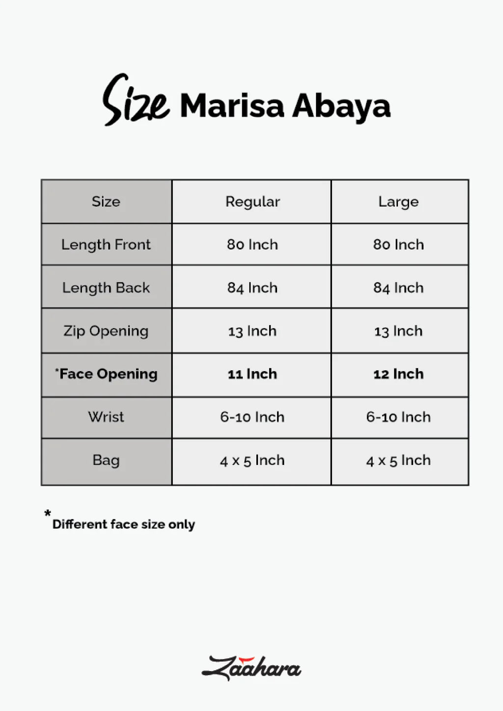 Zaahara : Marissa Prayerwear Abaya 1 Piece