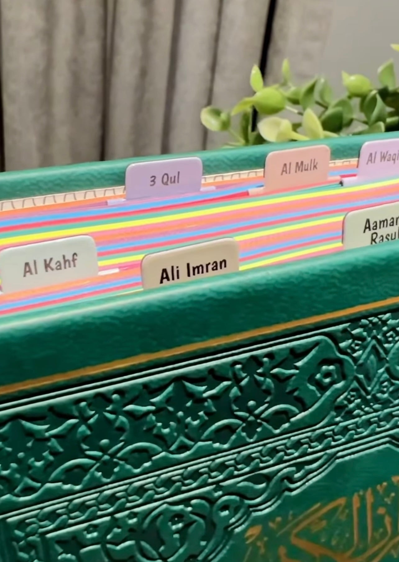 SWING SUROOR - Quran Virtues Page Bookmark with Magnet