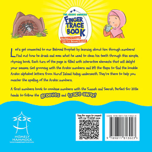 HOMELY HAMMOCK - The Arabic Numbers Finger Trace Book