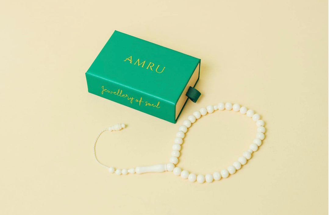 AMRU - Classic Tasbih 33 - Camelbone (DC)