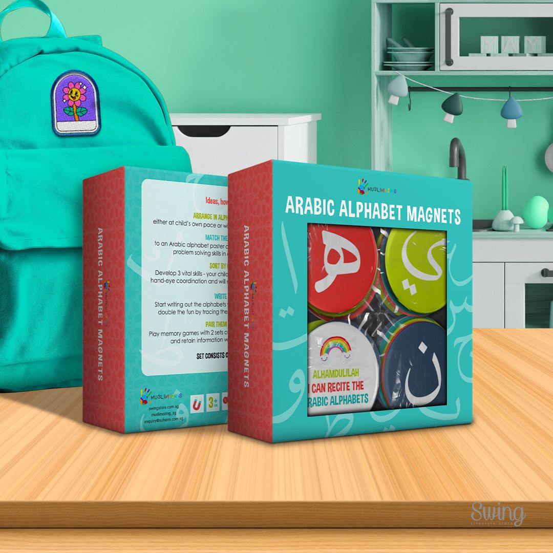 MUSLIMAZING - Arabic Alphabet Magnets || Huruf Hijaiyah Magnets