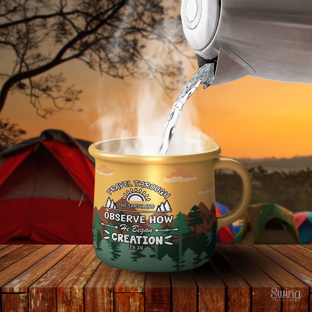 SWING SUROOR - Enamel Mug - Campers Journey