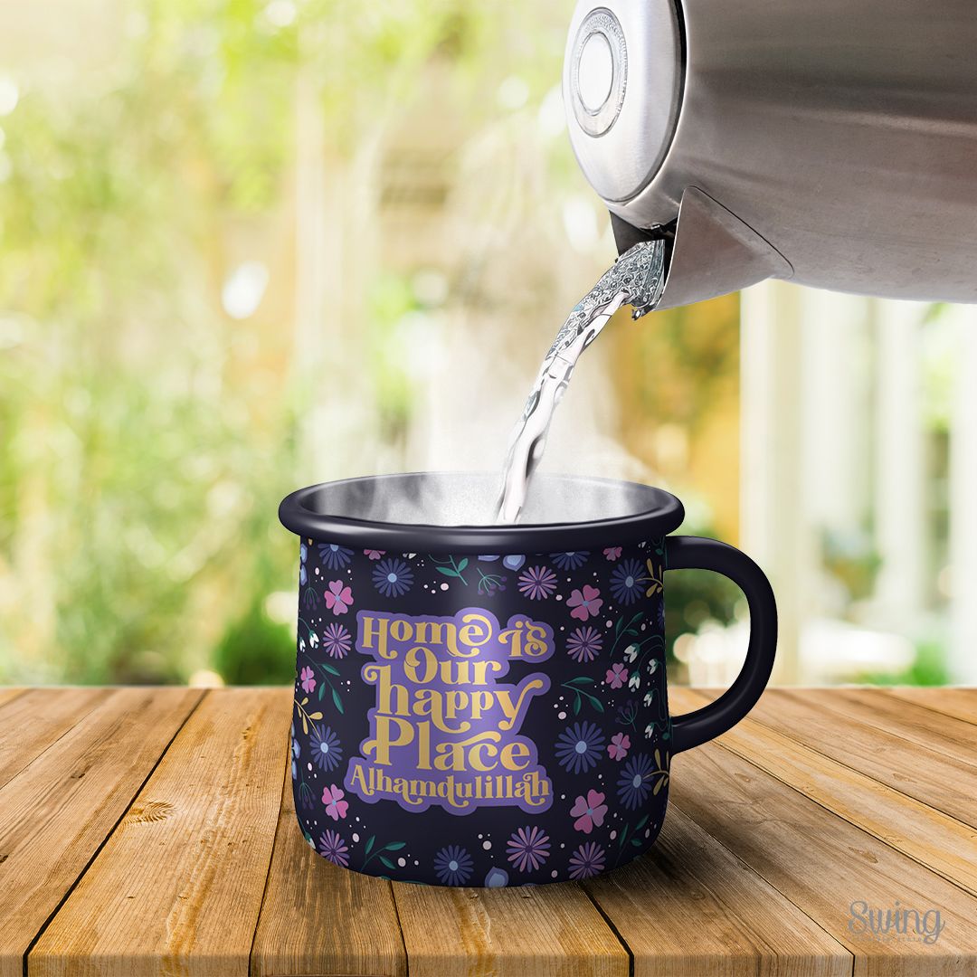 SWING SUROOR - Enamel Mug - Happy Place