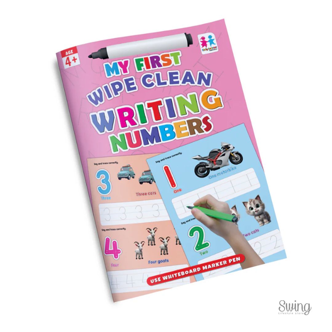 EDUKID - MY FIRST WIPE CLEAN WRITING ARABIC NUMBERS