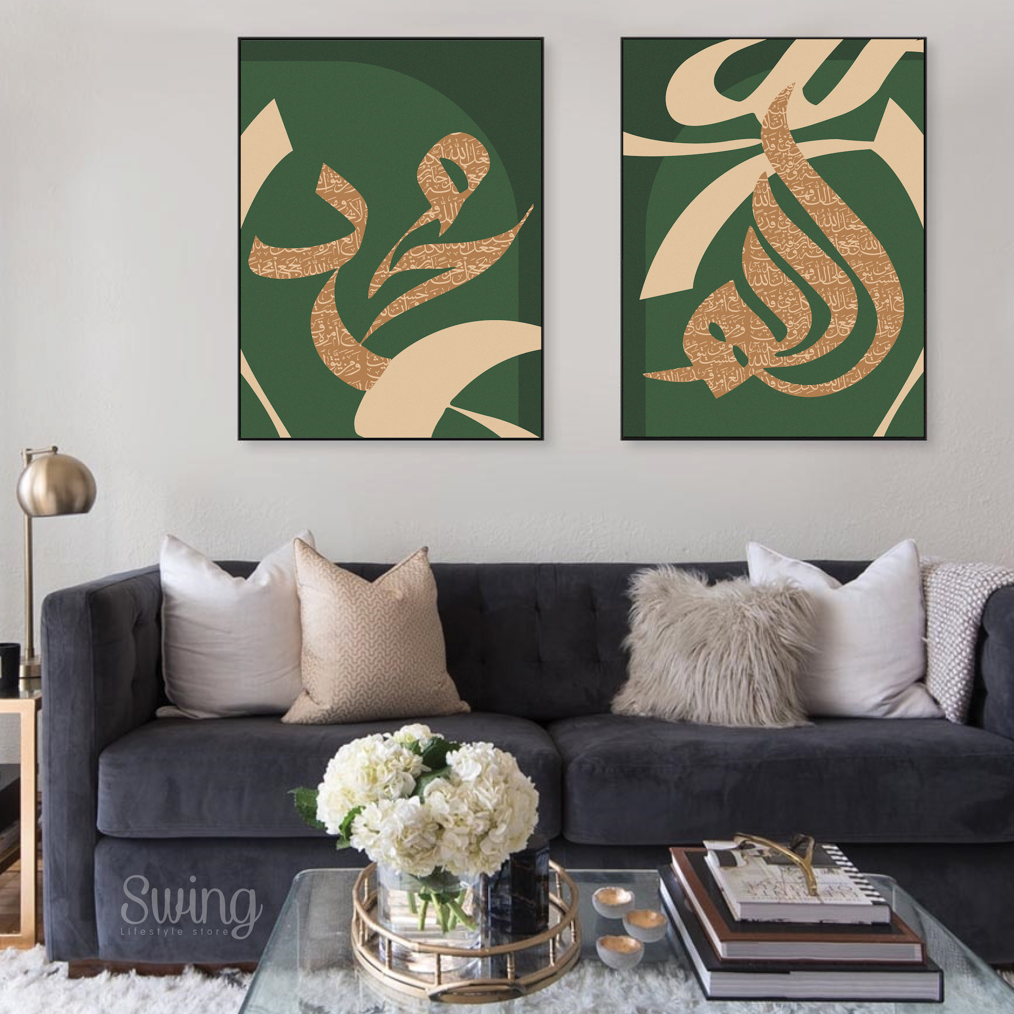 204 Emerald - A2 Canvas with Wood Frame