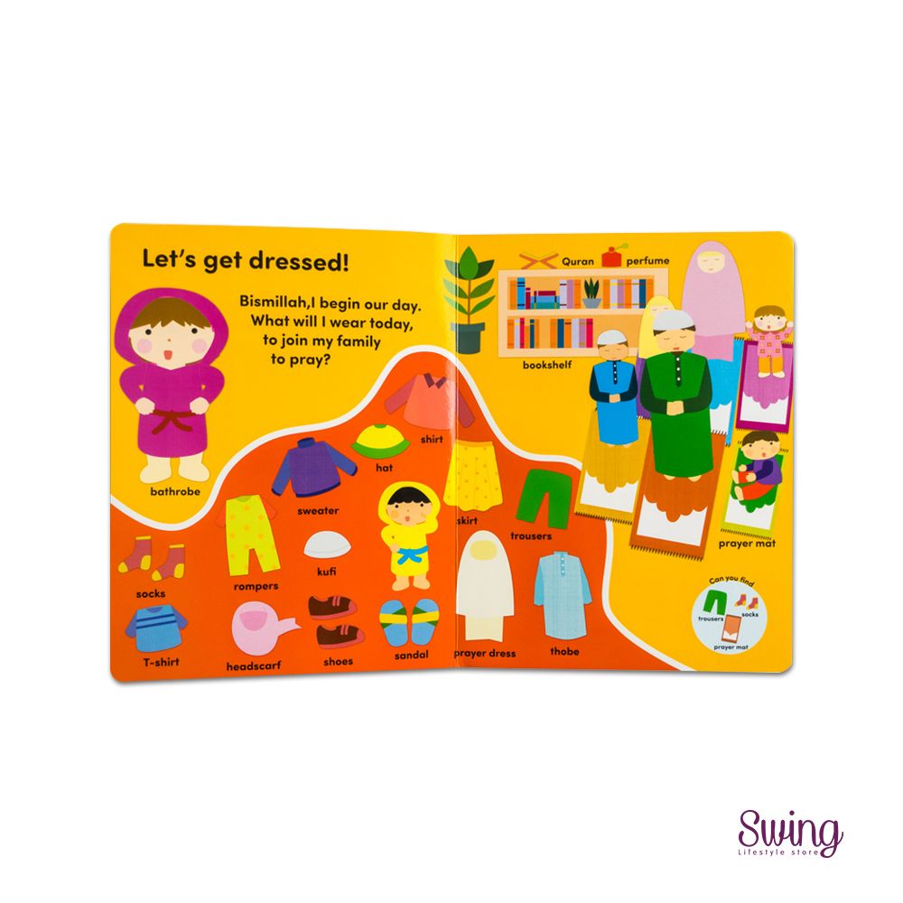 OLIEK BOOKS - First Words - Little Muslim's First 150 Words + Daily dua's