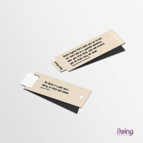 SWING SUROOR - Quran Virtues Page Bookmark with Magnet