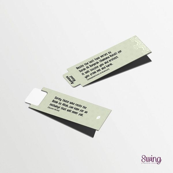 SWING SUROOR - Quran Virtues Page Bookmark with Magnet