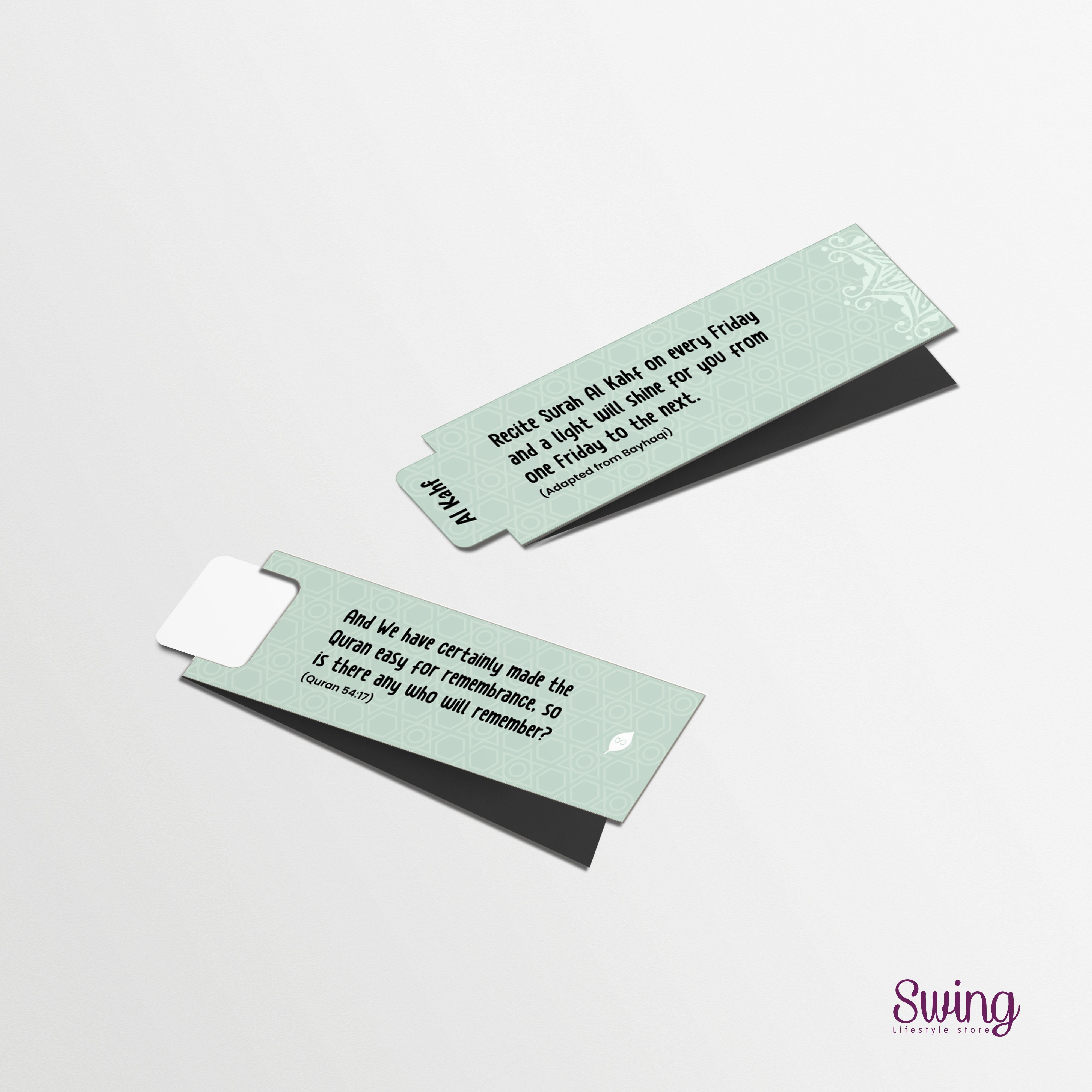 SWING SUROOR - Quran Virtues Page Bookmark with Magnet