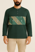 TMW Batik Kurta Men Long Sleeve (C) - Pine Grove