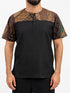 TMW Batik Kurta Men Short Sleeve (T) - Nature Black