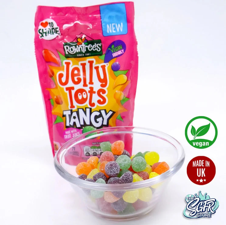 SGFR - Rowntree's Jelly Tots Tangy 140g (Vegan)