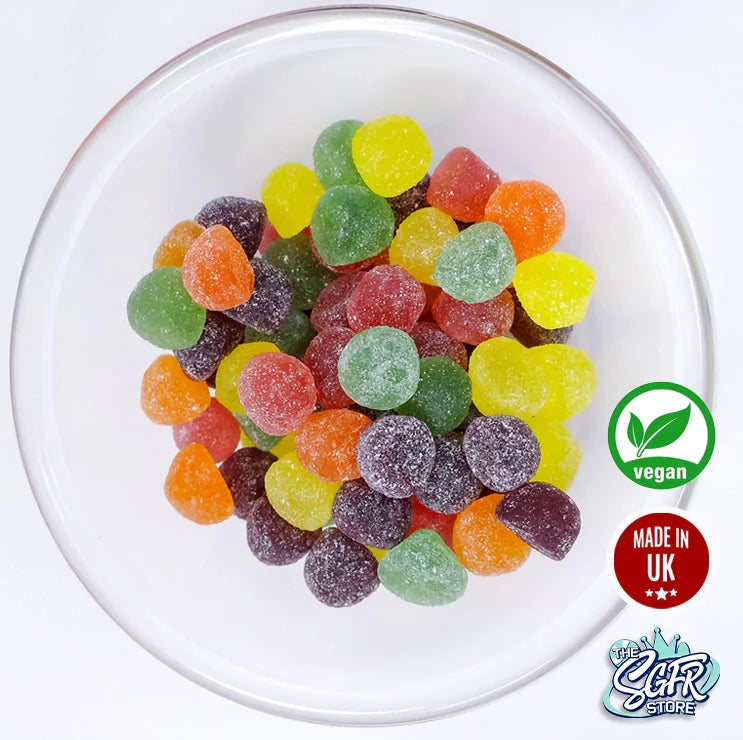 SGFR - Rowntree's Jelly Tots Tangy 140g (Vegan)