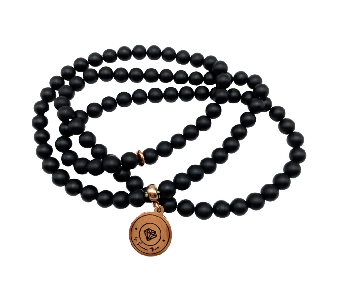 BYSH - Matte Black Onyx ٩٩ Tasbih (6mm)