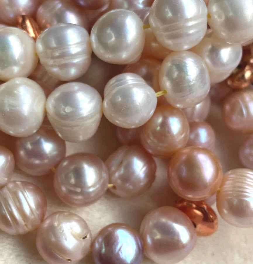 BYSH - White Freshwater Pearl ٣٣ Tasbih (8mm)