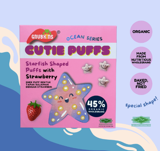 Cutie Puffs - 45% Organic Wholegrains