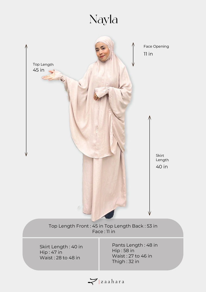 Zaahara : Nayla Jilbab Set with Pants