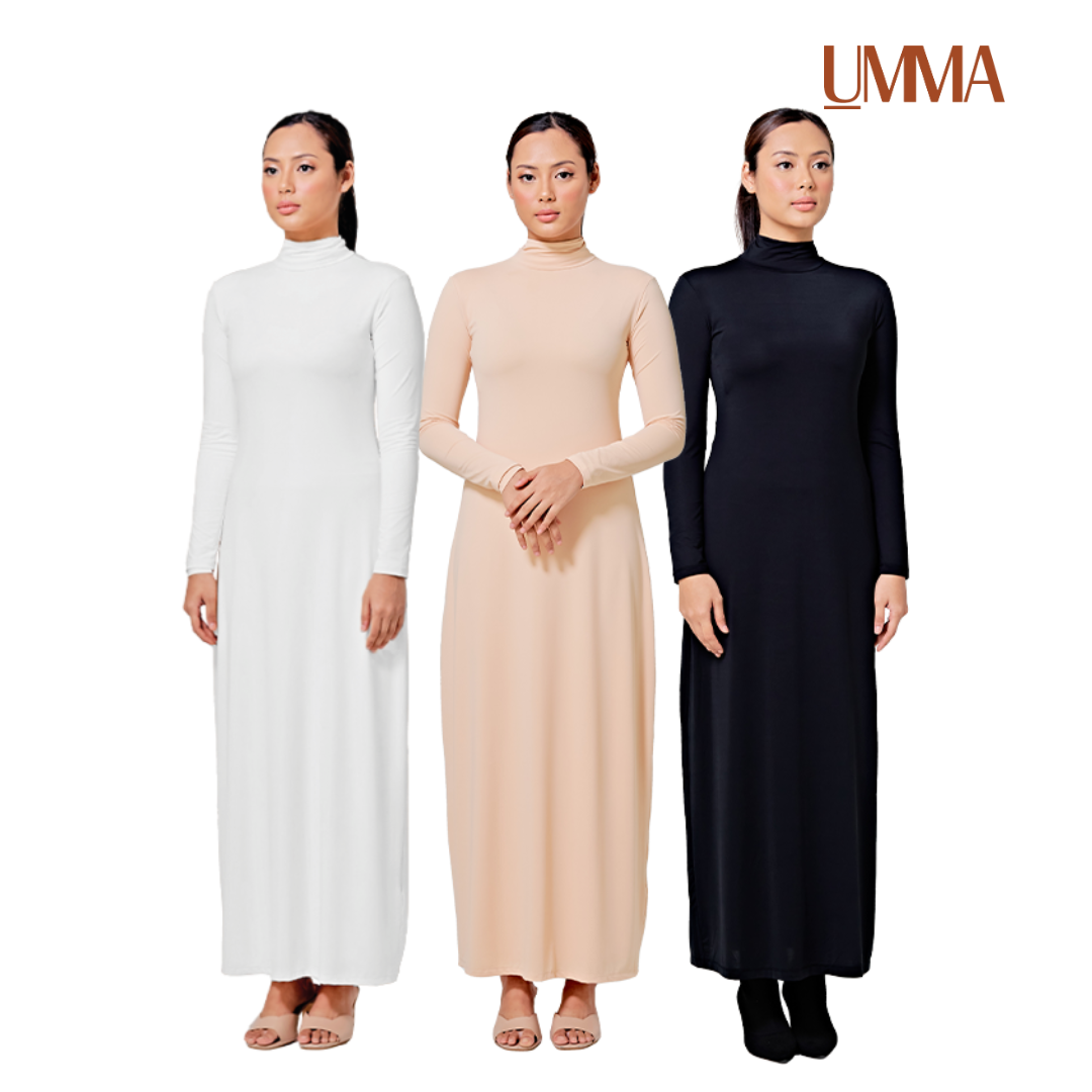 UMMA Inner Dress - Turtleneck Long Sleeve