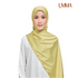UMMA Monogrammatic Printed Satin Silk Scarf