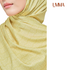 UMMA Monogrammatic Printed Satin Silk Scarf
