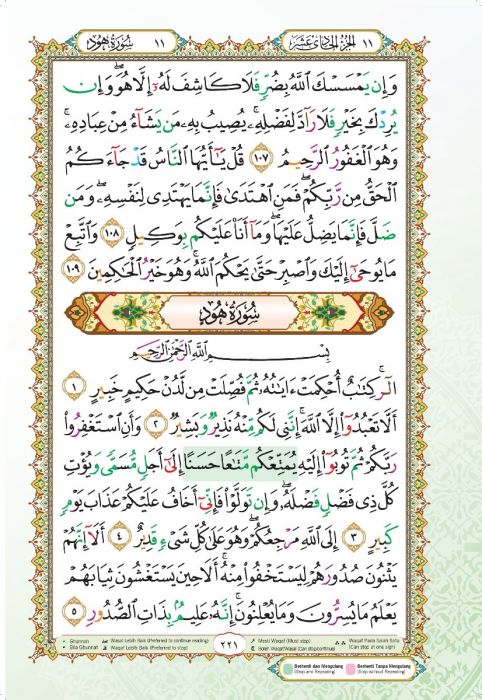 AL-QURAN AL-KARIM MUSHAF WAKAF IBTIDA-KARYA BESTARI