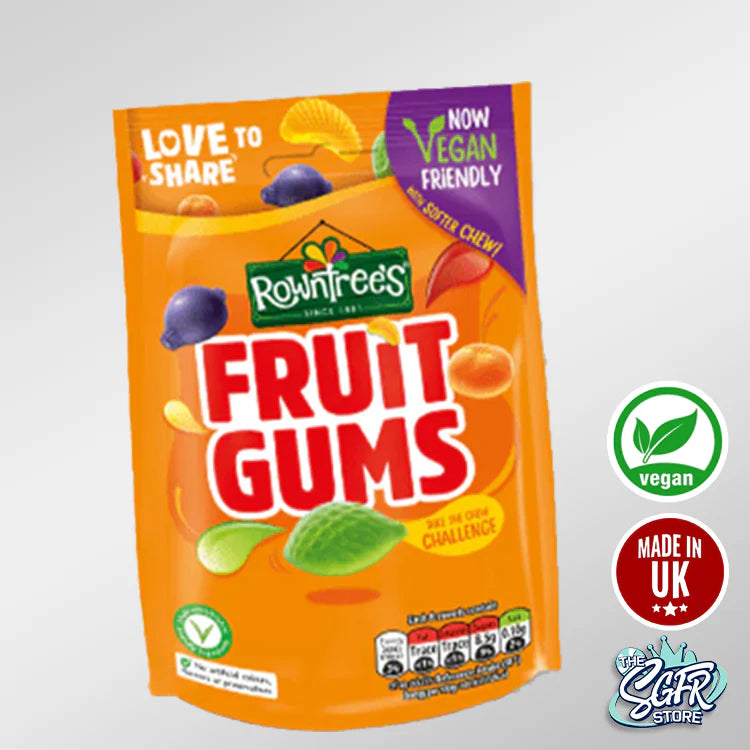 SGFR - Rowntree's Fruit Gums 150g (Vegan)