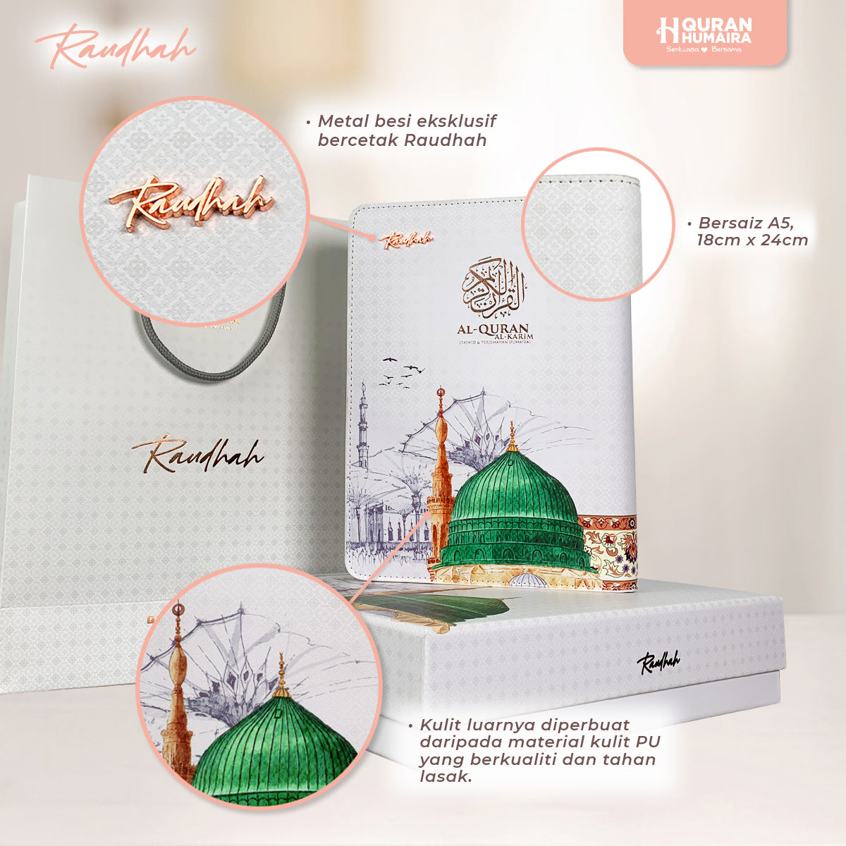 Al-Quran Humaira Tagging : Special Edition Raudhah
