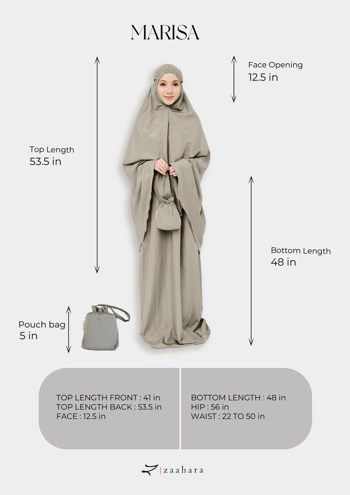 Zaahara : Marisa Prayerwear 2 Piece
