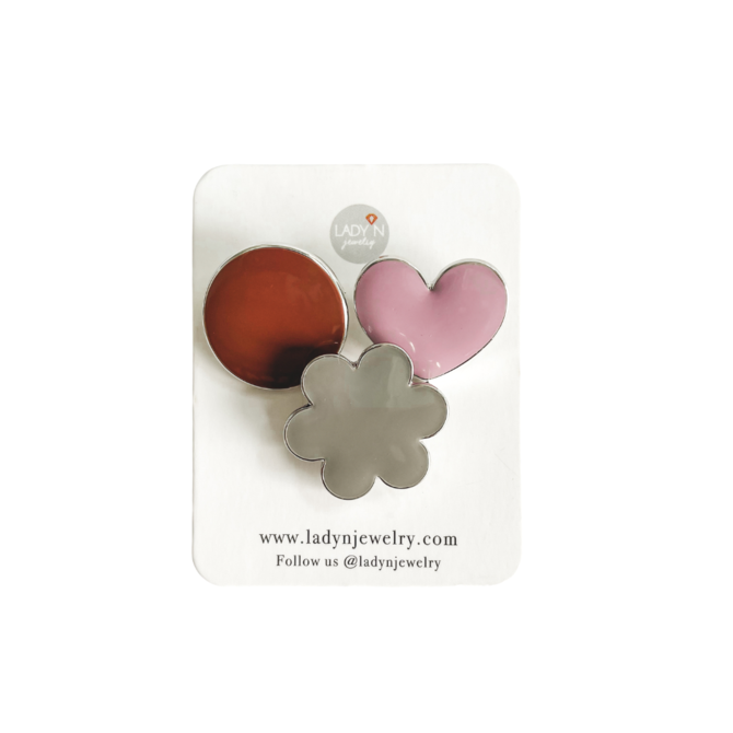 LadyN Trio Pack Pins (3 Colours)