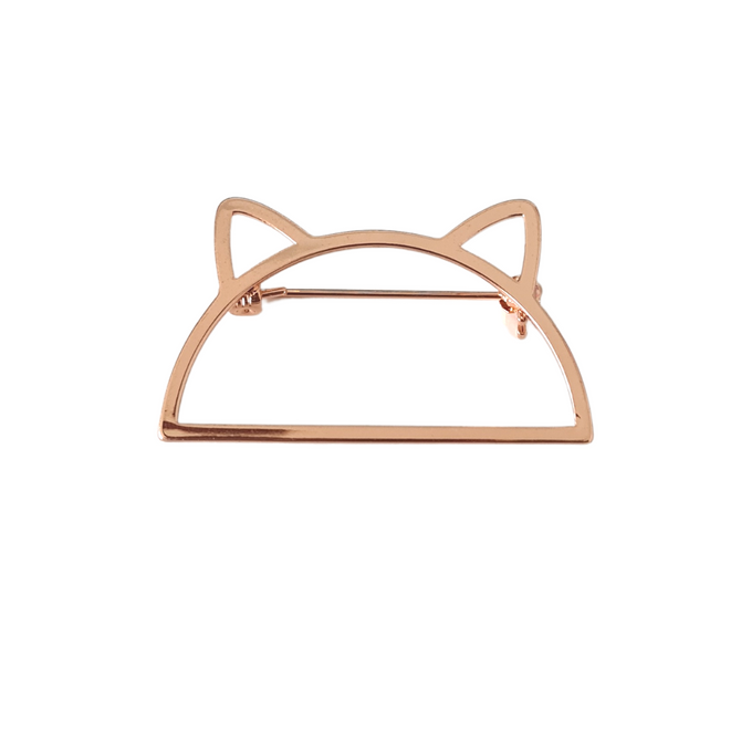 LADYN - Feline Silhouette Brooch