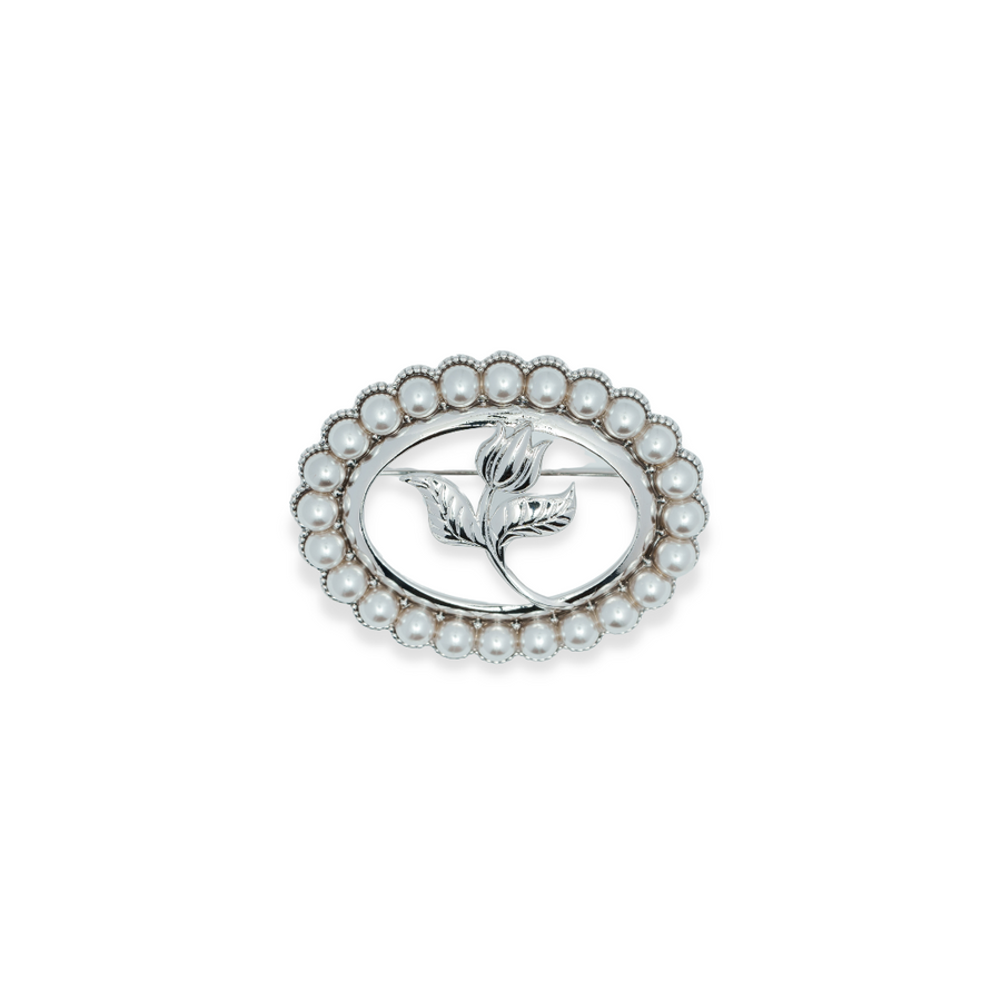 LADYN - Aubrey Pearl Brooch - Rose